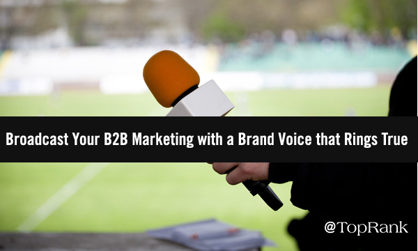 Sports Broadcaster Holding Microphone