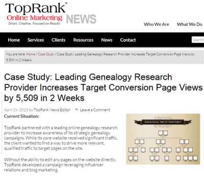 TopRank Case Study
